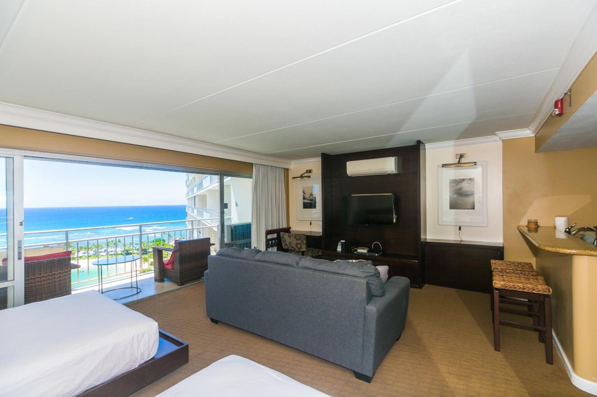 Ilikai Tower One Bedroom Lagoon View Waikiki Condos With Lanai & Free Wifi Honolulu Zimmer foto